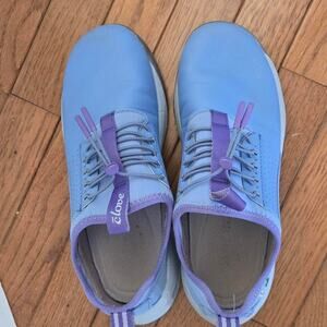 clove womens purple nurse shoes 8 39
